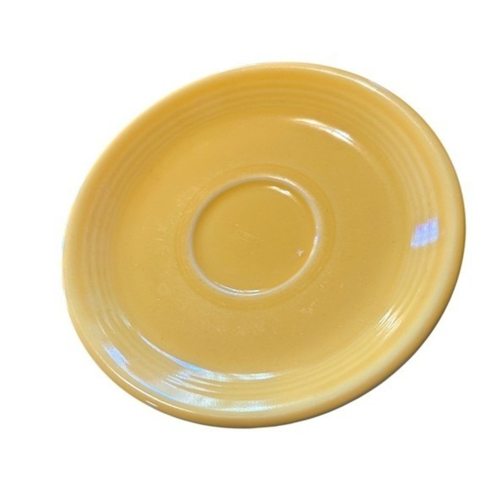 Fiesta Homer Laughlin Yellow Ceramic Coffee Cup Mug and Saucer‎ Set modern - Picture 3 of 6